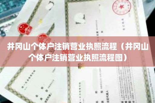 井冈山个体户注销营业执照流程（井冈山个体户注销营业执照流程图）