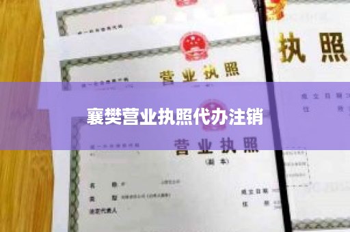 襄樊营业执照代办注销