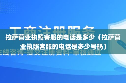 拉萨营业执照客服的电话是多少（拉萨营业执照客服的电话是多少号码）