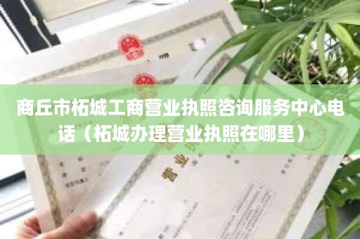 商丘市柘城工商营业执照咨询服务中心电话（柘城办理营业执照在哪里）