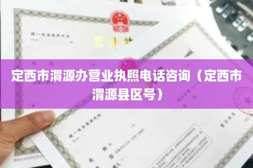 定西市渭源办营业执照电话咨询（定西市渭源县区号）