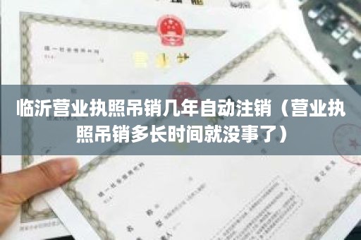 临沂营业执照吊销几年自动注销（营业执照吊销多长时间就没事了）