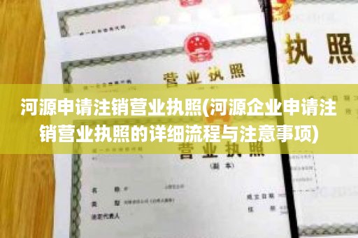 河源申请注销营业执照(河源企业申请注销营业执照的详细流程与注意事项)