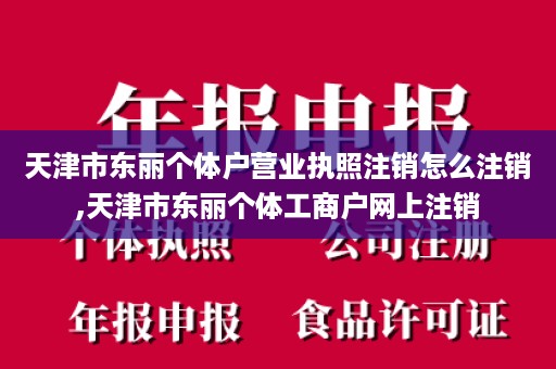 天津市东丽个体户营业执照注销怎么注销,天津市东丽个体工商户网上注销