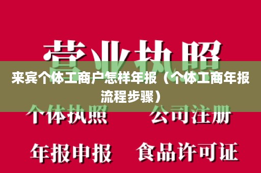 来宾个体工商户怎样年报（个体工商年报流程步骤）