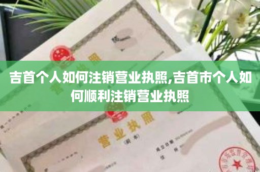 吉首个人如何注销营业执照,吉首市个人如何顺利注销营业执照