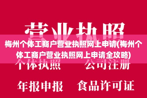 梅州个体工商户营业执照网上申请(梅州个体工商户营业执照网上申请全攻略)