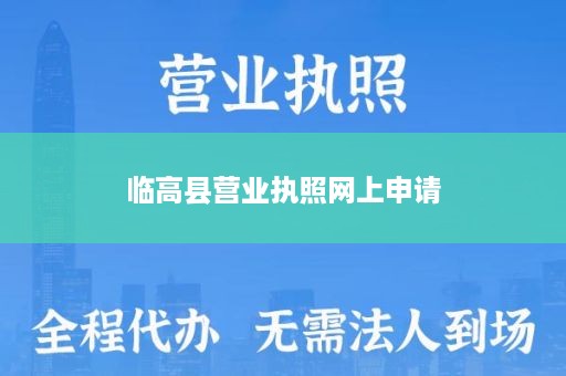 临高县营业执照网上申请