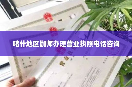 喀什地区伽师办理营业执照电话咨询