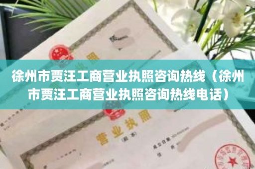 徐州市贾汪工商营业执照咨询热线（徐州市贾汪工商营业执照咨询热线电话）