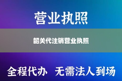 韶关代注销营业执照