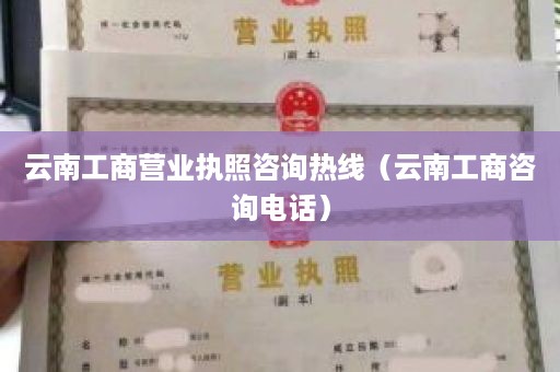 云南工商营业执照咨询热线（云南工商咨询电话）