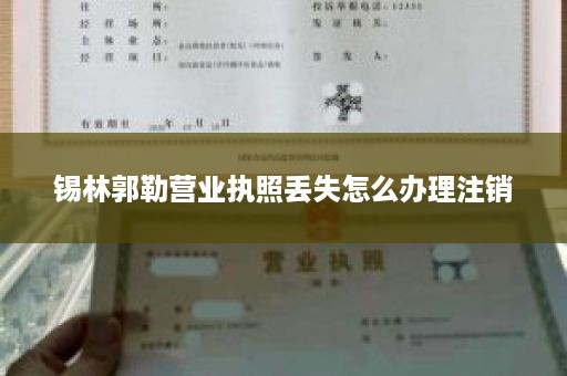 锡林郭勒营业执照丢失怎么办理注销