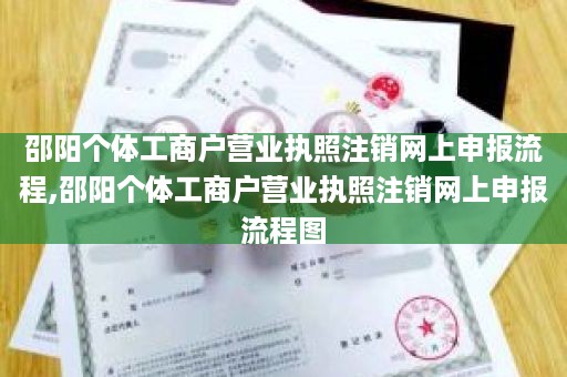 邵阳个体工商户营业执照注销网上申报流程,邵阳个体工商户营业执照注销网上申报流程图