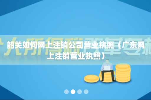 韶关如何网上注销公司营业执照（广东网上注销营业执照）