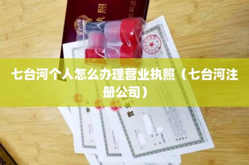 七台河个人怎么办理营业执照（七台河注册公司）