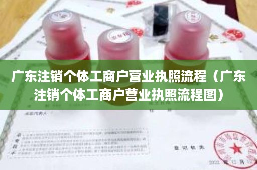 广东注销个体工商户营业执照流程（广东注销个体工商户营业执照流程图）