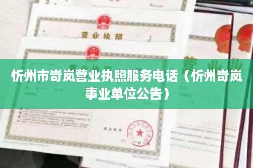 忻州市岢岚营业执照服务电话（忻州岢岚事业单位公告）