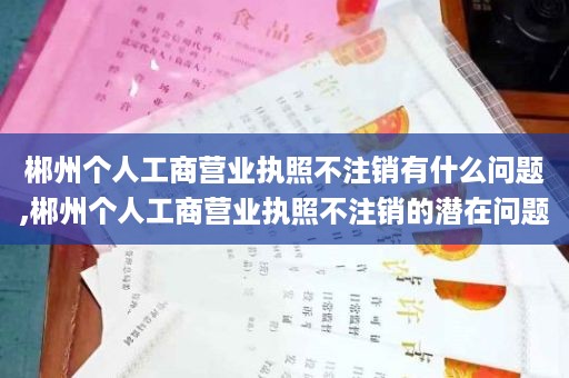 郴州个人工商营业执照不注销有什么问题,郴州个人工商营业执照不注销的潜在问题