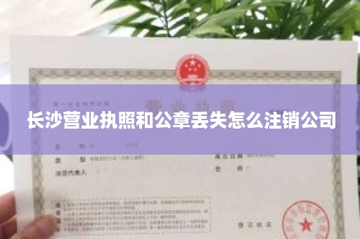 长沙营业执照和公章丢失怎么注销公司