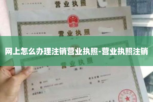 网上怎么办理注销营业执照-营业执照注销