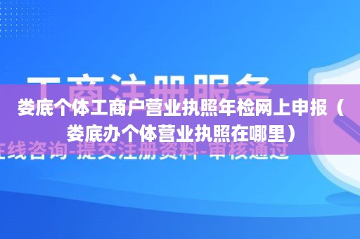 娄底个体工商户营业执照年检网上申报（娄底办个体营业执照在哪里）