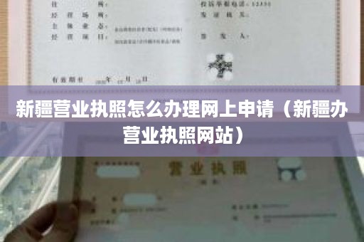 新疆营业执照怎么办理网上申请（新疆办营业执照网站）