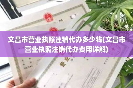 文昌市营业执照注销代办多少钱(文昌市营业执照注销代办费用详解)