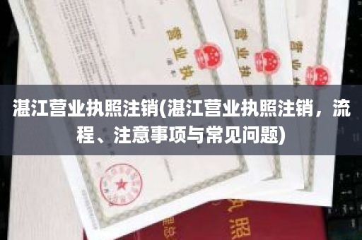 湛江营业执照注销(湛江营业执照注销，流程、注意事项与常见问题)