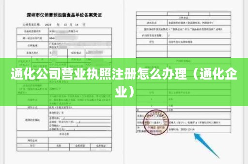 通化公司营业执照注册怎么办理（通化企业）