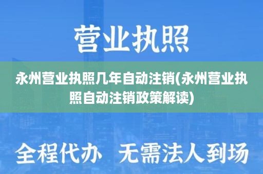 永州营业执照几年自动注销(永州营业执照自动注销政策解读)