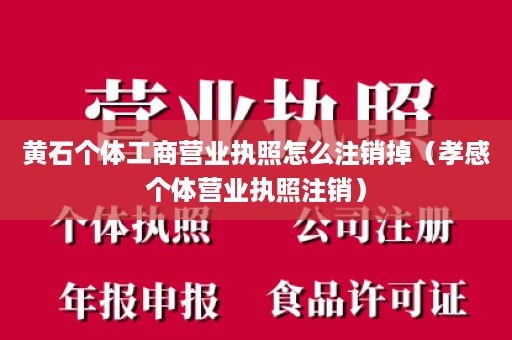 黄石个体工商营业执照怎么注销掉（孝感个体营业执照注销）