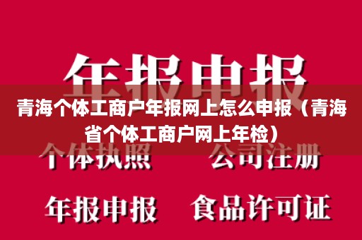 青海个体工商户年报网上怎么申报（青海省个体工商户网上年检）