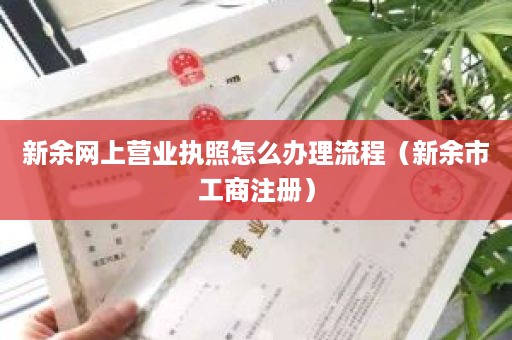 新余网上营业执照怎么办理流程（新余市工商注册）