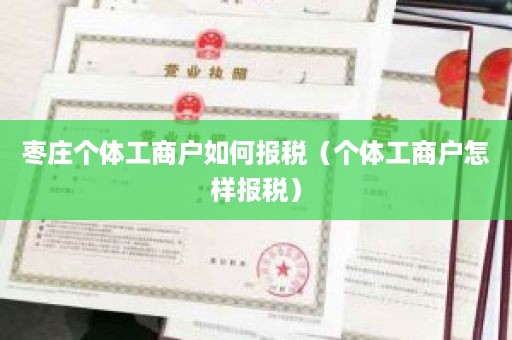 枣庄个体工商户如何报税（个体工商户怎样报税）