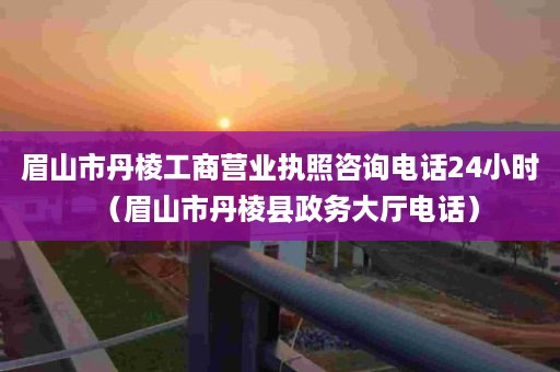 眉山市丹棱工商营业执照咨询电话24小时（眉山市丹棱县政务大厅电话）