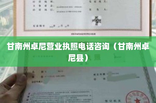 甘南州卓尼营业执照电话咨询（甘南州卓尼县）