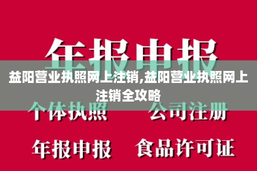 益阳营业执照网上注销,益阳营业执照网上注销全攻略