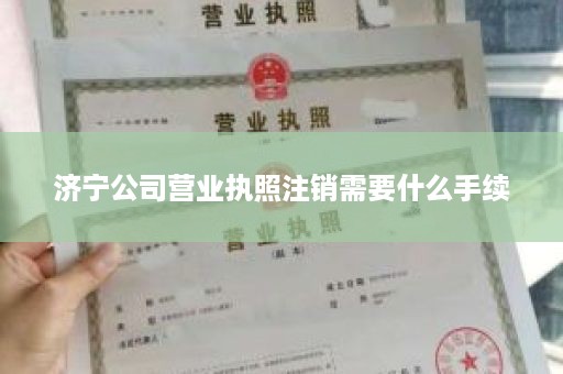 济宁公司营业执照注销需要什么手续