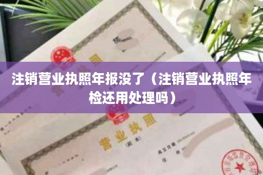 注销营业执照年报没了（注销营业执照年检还用处理吗）