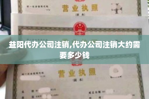 益阳代办公司注销,代办公司注销大约需要多少钱