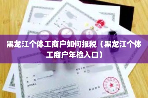 黑龙江个体工商户如何报税（黑龙江个体工商户年检入口）