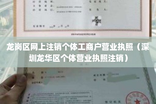 龙岗区网上注销个体工商户营业执照（深圳龙华区个体营业执照注销）