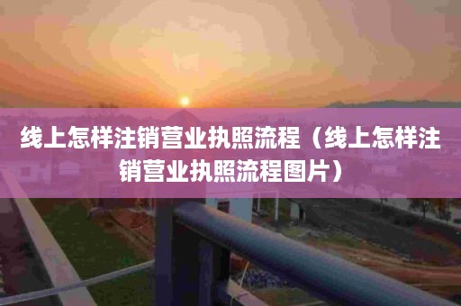 线上怎样注销营业执照流程（线上怎样注销营业执照流程图片）