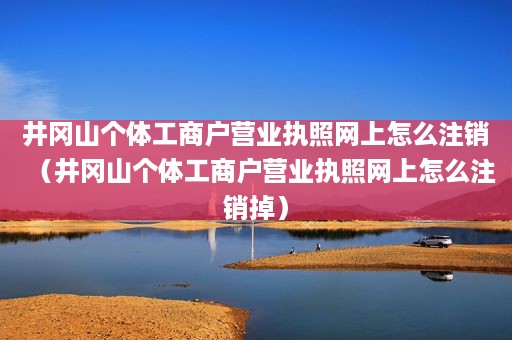 井冈山个体工商户营业执照网上怎么注销（井冈山个体工商户营业执照网上怎么注销掉）